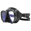 Masque de chasse sous-marine Turbo noir avec verres jaunes miroités Marlin 117849