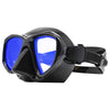 Masque de chasse sous-marine Triton noir avec verres jaunes miroités Marlin 117851