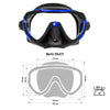 Masque de plongée Enjoy Bleu-Noir Marlin 118131