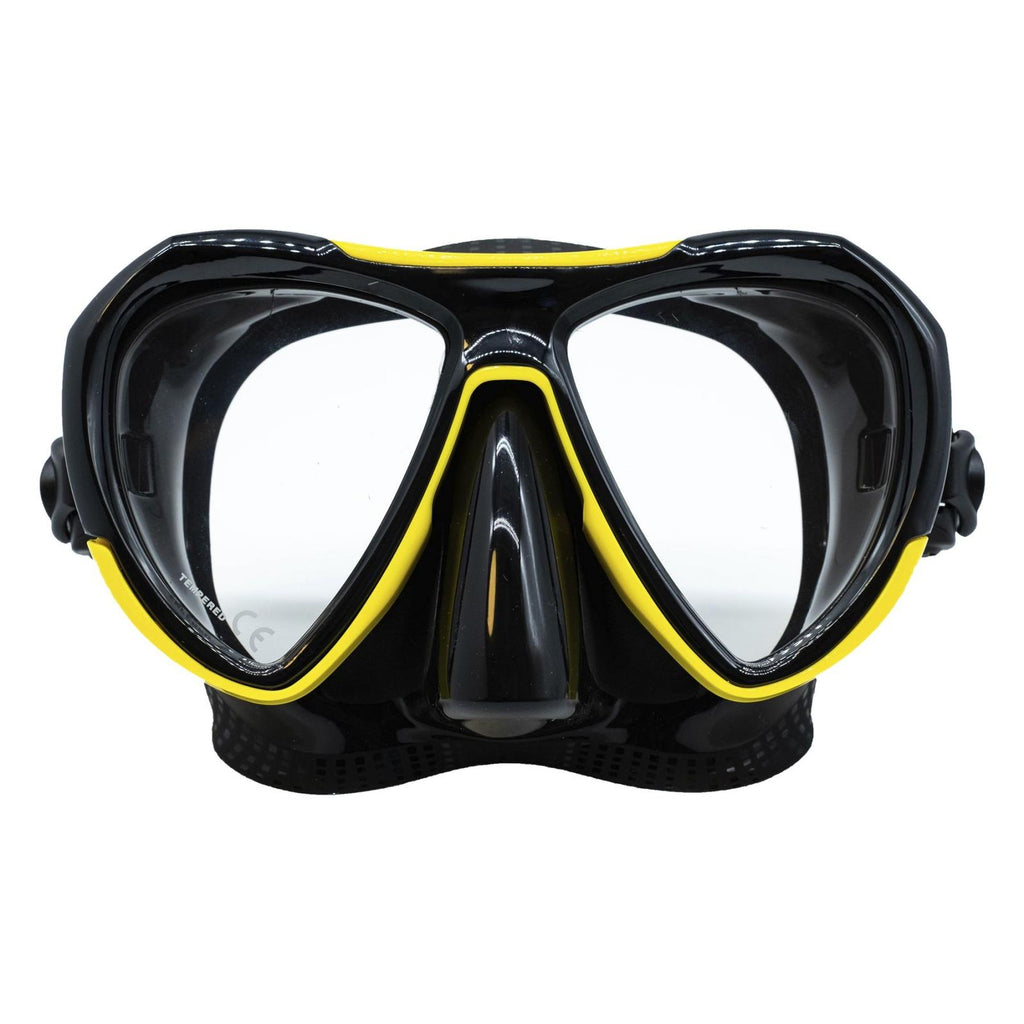 Masque de Chasse Sous-Marine Diamond Jaune-Noir Marlin 118272