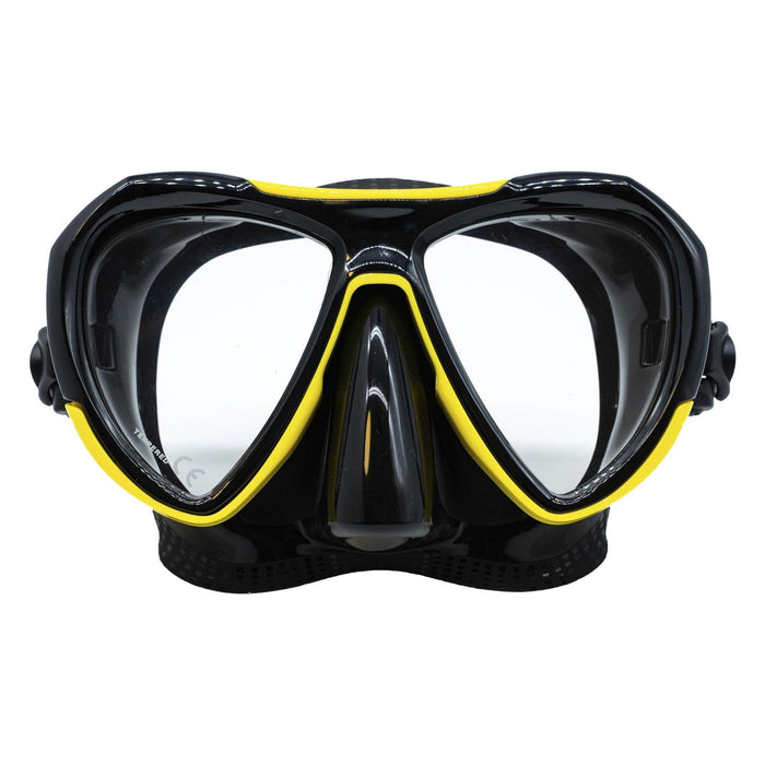 Masque de Chasse Sous-Marine Diamond Jaune-Noir Marlin 118272