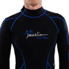 Combinaison de snorkeling Malibu homme 2,5mm noire-bleue taille M Marlin 118314