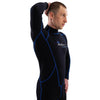 Combinaison de snorkeling Malibu homme 2,5mm noire-bleue taille XL Marlin 118316