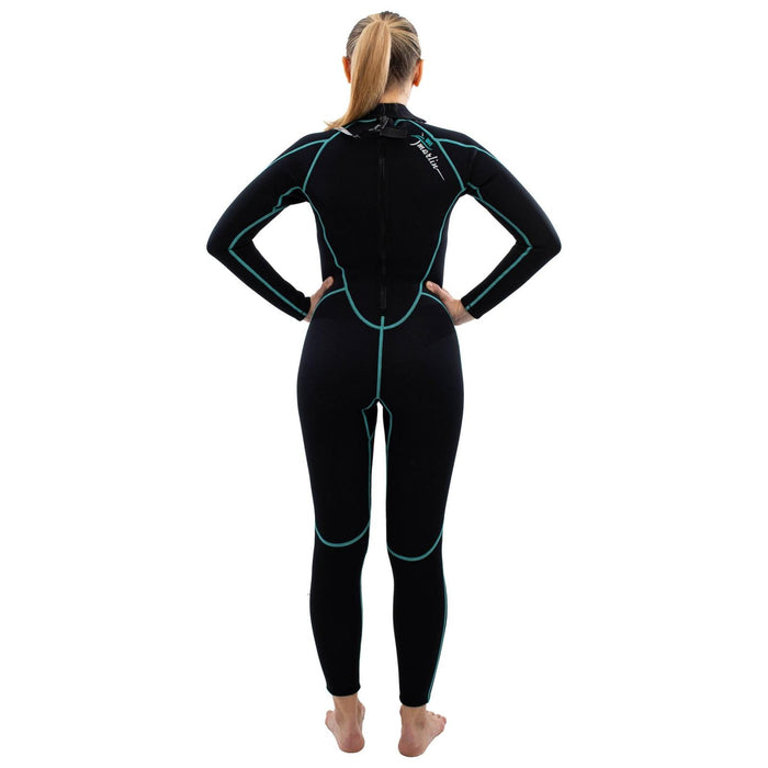 Combinaison de snorkeling Malibu femme 2,5mm noire-bleu aqua taille S Marlin 118319