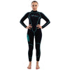 Combinaison de snorkeling Malibu femme 2,5mm noire-bleu aqua taille L Marlin 118323