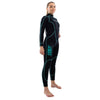 Combinaison de snorkeling Malibu femme 2,5mm noire-bleu aqua taille L Marlin 118323