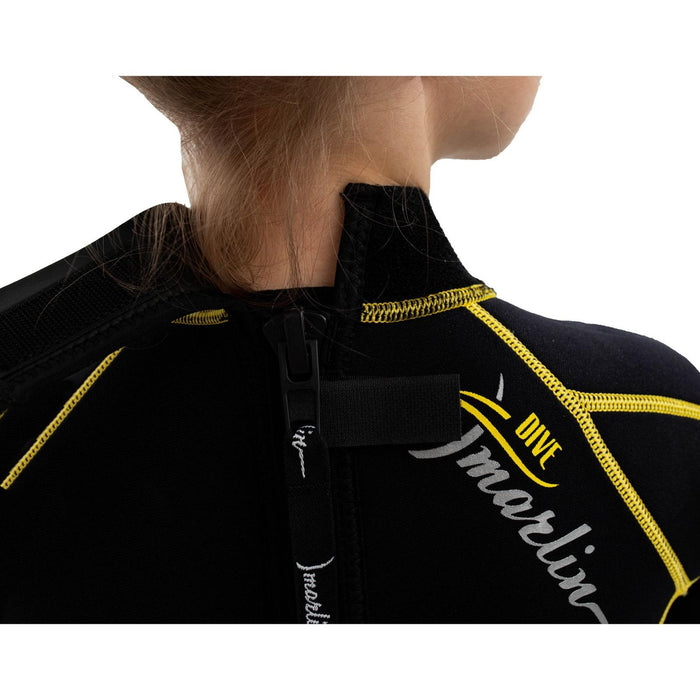 Combinaison de snorkeling Malibu enfants 2,5mm noire-jaune taille L Marlin 118329