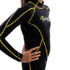 Combinaison de snorkeling Malibu enfants 2,5mm noire-jaune taille L Marlin 118329