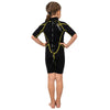 Combinaison shorty de snorkeling Malibu enfants 2,5mm noire-jaune taille XL Marlin 118332