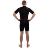 Shorty combinaison Malibu Homme 2.5mm Noir-Rouge Taille M Marlin 118335