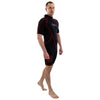 Shorty combinaison Malibu Homme 2.5mm Noir-Rouge Taille M Marlin 118335