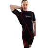 Shorty combinaison Malibu Homme 2.5mm Noir-Rouge Taille L Marlin 118336