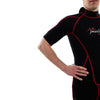 Shorty combinaison Malibu Homme 2.5mm Noir-Rouge Taille L Marlin 118336