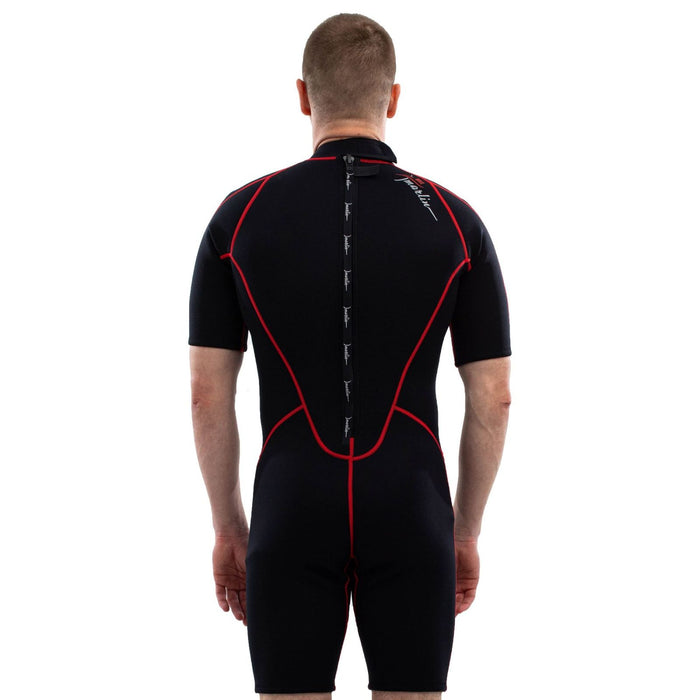 Shorty combinaison Malibu Homme 2.5mm Noir-Rouge Taille XL Marlin 118337