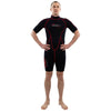 Shorty combinaison Malibu Homme 2.5mm Noir-Rouge Taille XXL Marlin 118338
