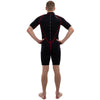 Shorty combinaison Malibu Homme 2.5mm Noir-Rouge Taille XXL Marlin 118338