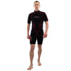 Shorty combinaison Malibu Homme 2.5mm Noir-Rouge Taille XXL Marlin 118338