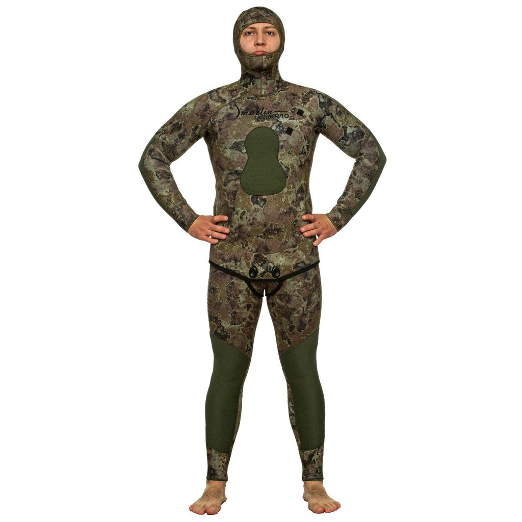 Combinaison de Plongée Complète Spearfishing Skilur Pro 3mm Vert-Camo Taille ML Marlin 118435
