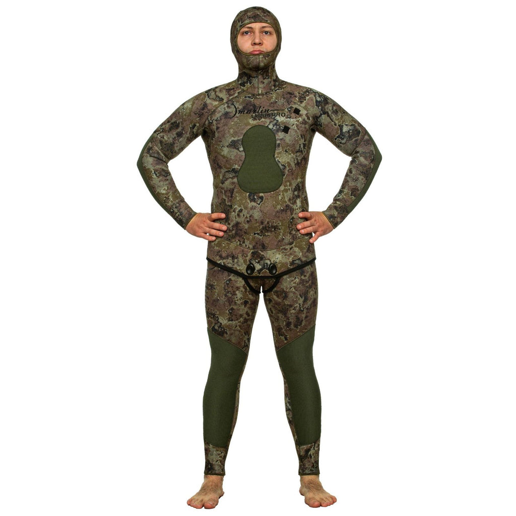 Combinaison de Plongée Complète Spearfishing Skilur Pro 3mm Vert-Camo Taille L Marlin 118436