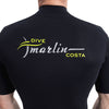 Combinaison shorty Costa Homme 2mm Noir Taille S Marlin 118452