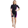 Combinaison shorty Costa Femme 2mm Noir-Violet Taille M Marlin 118460