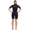 Combinaison shorty Costa Femme 2mm Noir-Violet Taille M Marlin 118460
