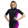 Combinaison shorty Costa Femme 2mm Noir-Violet Taille M Marlin 118460