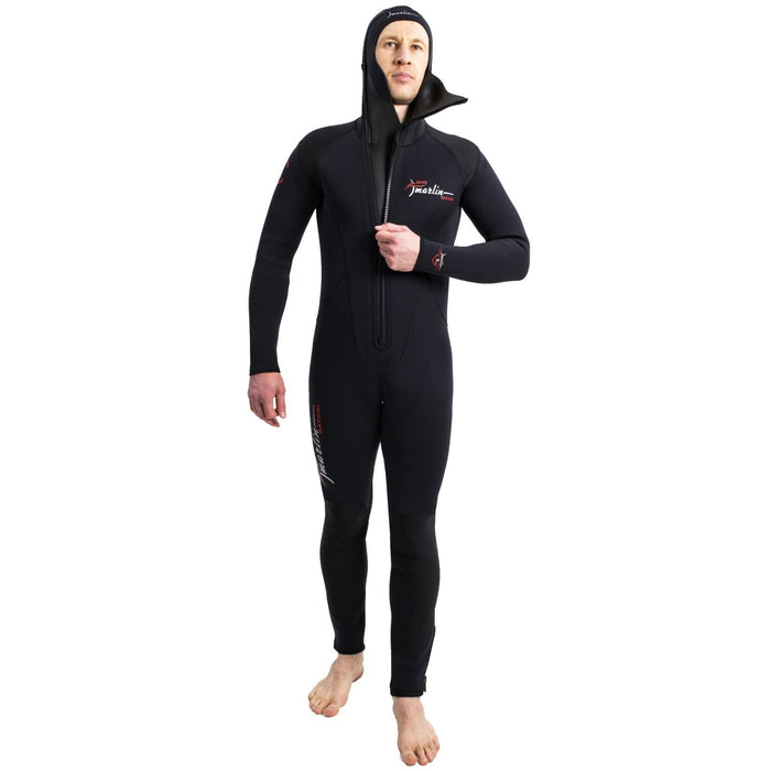 Combinaison de plongée intégrale à capuche Safari Homme 5mm Noir Taille M Marlin 118464