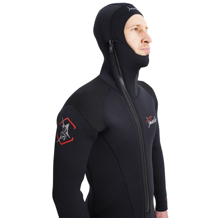 Combinaison de plongée intégrale à capuche Safari Homme 5mm Noir Taille M Marlin 118464