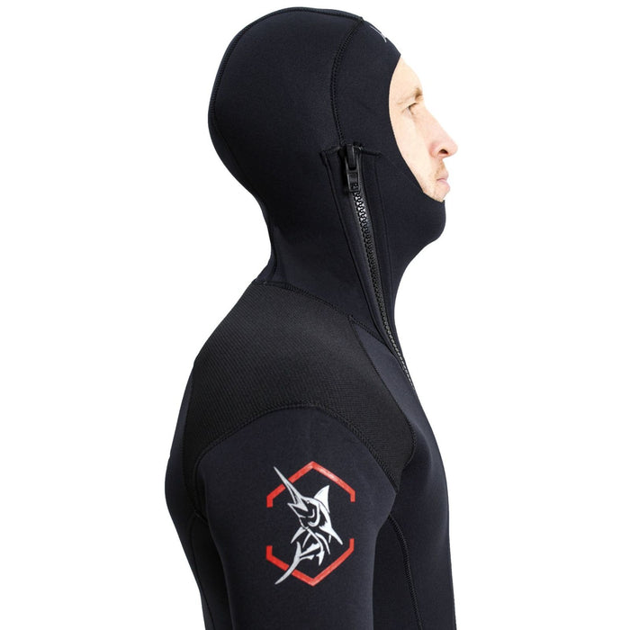 Combinaison de plongée intégrale à capuche Safari Homme 5mm Noir Taille M Marlin 118464