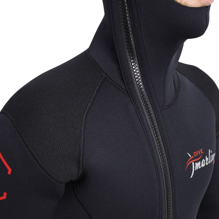 Combinaison de plongée intégrale à capuche Safari Homme 5mm Noir Taille M Marlin 118464