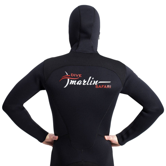 Combinaison de plongée intégrale à capuche Safari Homme 5mm Noir Taille M Marlin 118464