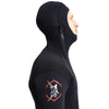 Combinaison de plongée intégrale à capuche Safari Homme 5mm Noir Taille XL Marlin 118466