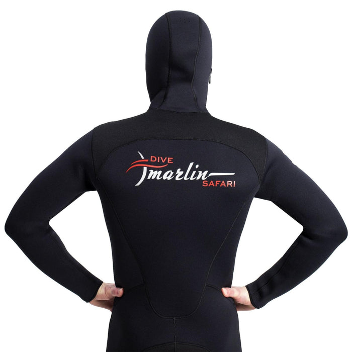 Combinaison de plongée intégrale à capuche Safari Homme 5mm Noir Taille XL Marlin 118466
