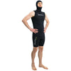 Gilet à capuche en néoprène Nylon 2mm Noir Taille S Marlin 118490