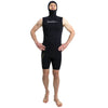 Gilet à capuche en néoprène Nylon 2mm Noir Taille S Marlin 118490