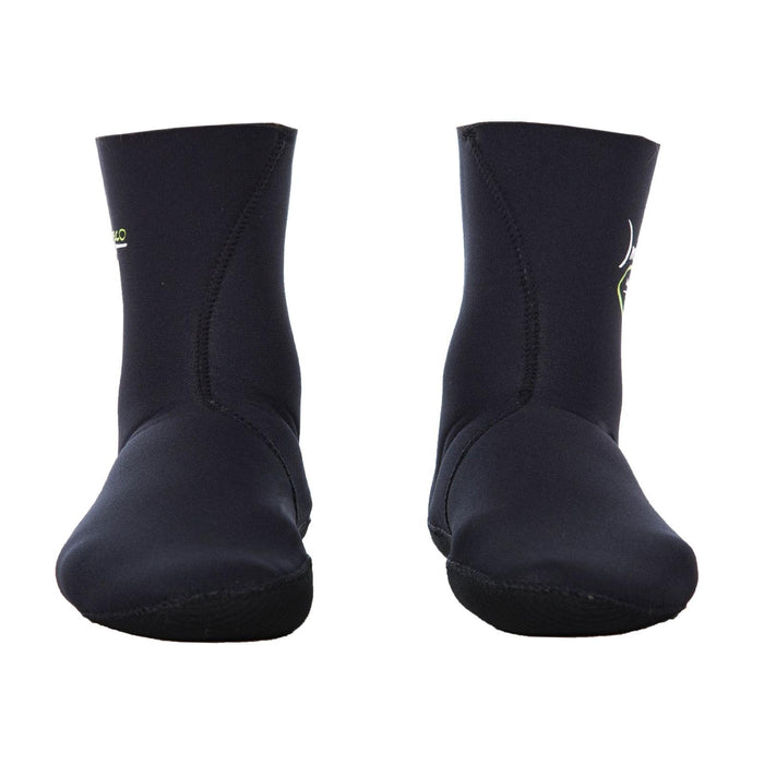 Chaussettes anatomiques de chasse sous-marine Nylon Eco 1.5mm Noires Taille L Marlin 118501