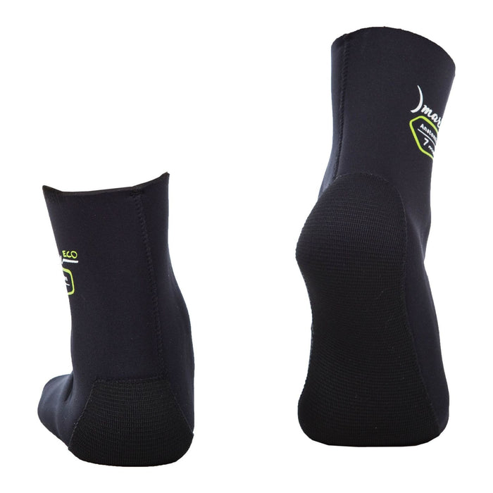 Chaussettes anatomiques de chasse sous-marine Nylon Eco 1.5mm Noires Taille XL Marlin 118502