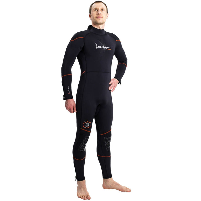 Combinaison de plongée intégrale Revolut Homme 5mm Noir Taille S Marlin 118504