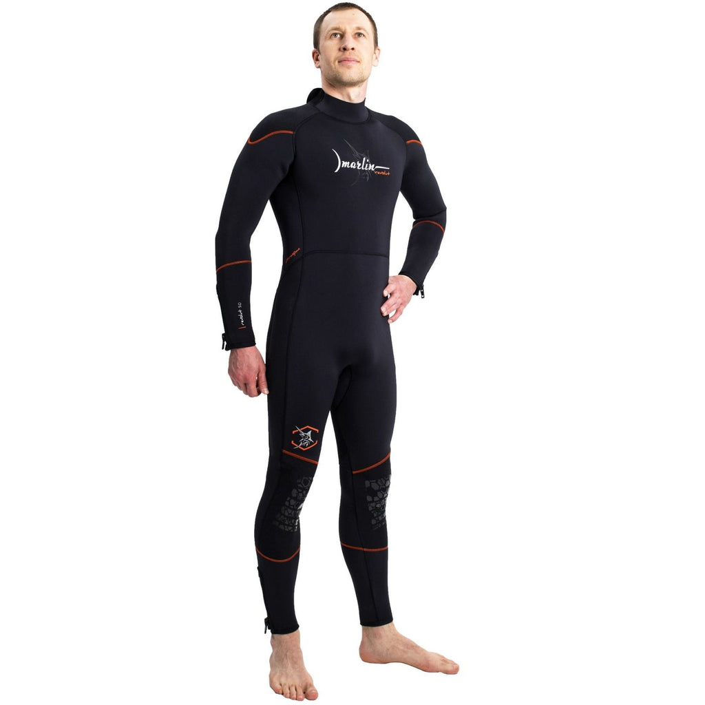 Combinaison de plongée intégrale Revolut Homme 5mm Noir Taille M Marlin 118505