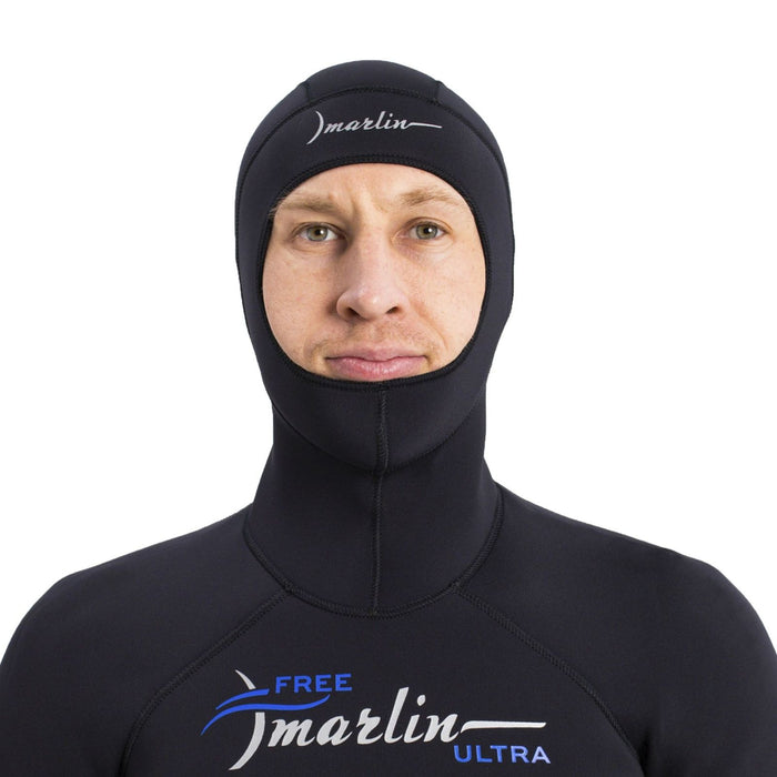 Combinaison de plongée libre intégrale à capuche Ultra Homme 5mm Noir Taille S Marlin 118532