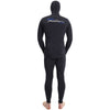 Combinaison de plongée libre intégrale à capuche Ultra Homme 5mm Noir Taille S Marlin 118532