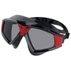 Masque de natation Sonic Noir-Rouge Lentilles Fumées Seac 152-30NR-SBL