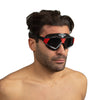 Masque de natation Sonic Noir-Rouge Lentilles Fumées Seac 152-30NR-SBL
