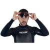 Masque de natation Sonic Noir-Rouge Lentilles Fumées Seac 152-30NR-SBL