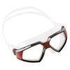 Masque de natation Sonic Noir-Rouge Lentilles Transparentes Seac 152-30NR-SKL