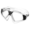 Masque de natation Sonic Blanc-Noir Lentilles Transparentes Seac 152-30WN-SKL