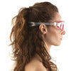 Masque de natation Sonic Blanc-Rose-Lentilles Transparentes Seac 152-30WP-SKL