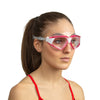 Masque de natation Sonic Blanc-Rose-Lentilles Transparentes Seac 152-30WP-SKL