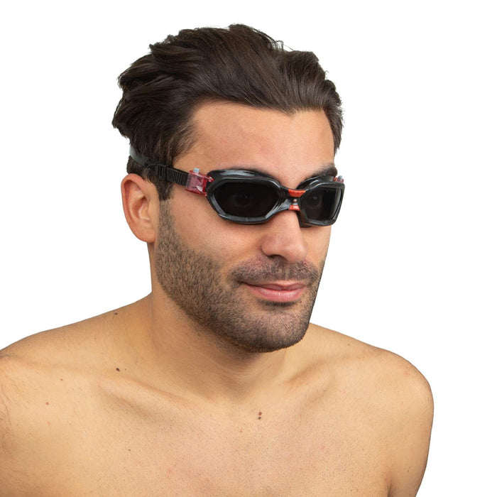 Lunettes de natation Aquatech Noir-Rouge Seac 152-32NR